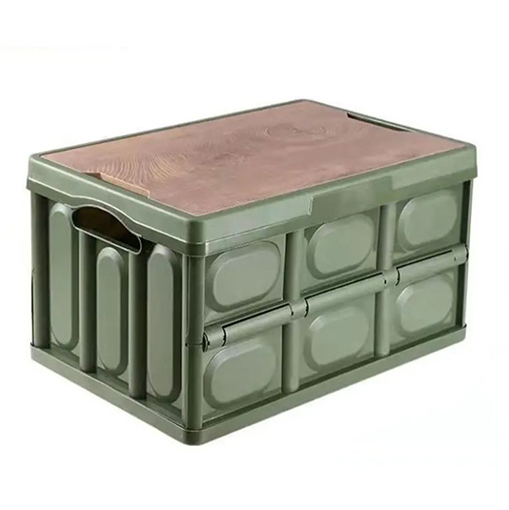 Wooden Lid Folding Box